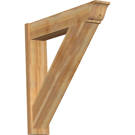 Ekena Millwork Traditional Traditional Rough Sawn Outlooker, Western Red Cedar, 8"W x 40"D x 40"H OUT08X40X40TRA01RWR